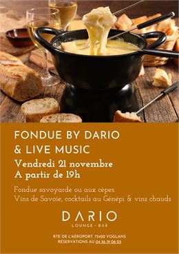 Fondue & Live Music - Florie Mazza