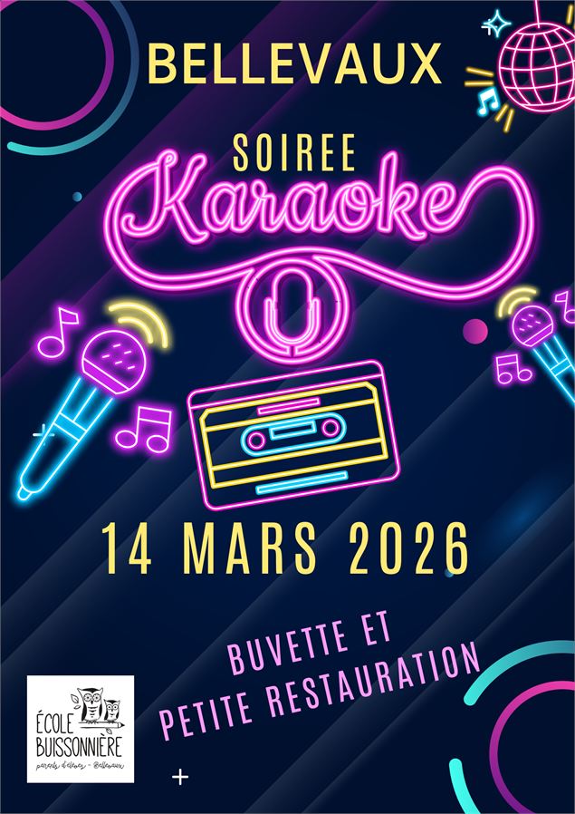 Soirée Karaoké_Bellevaux - APE Ecole Buissonnière