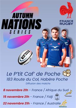 Diffusion des Matchs de Rugby_Habère-Poche - Le P'tit Caf' de Poche