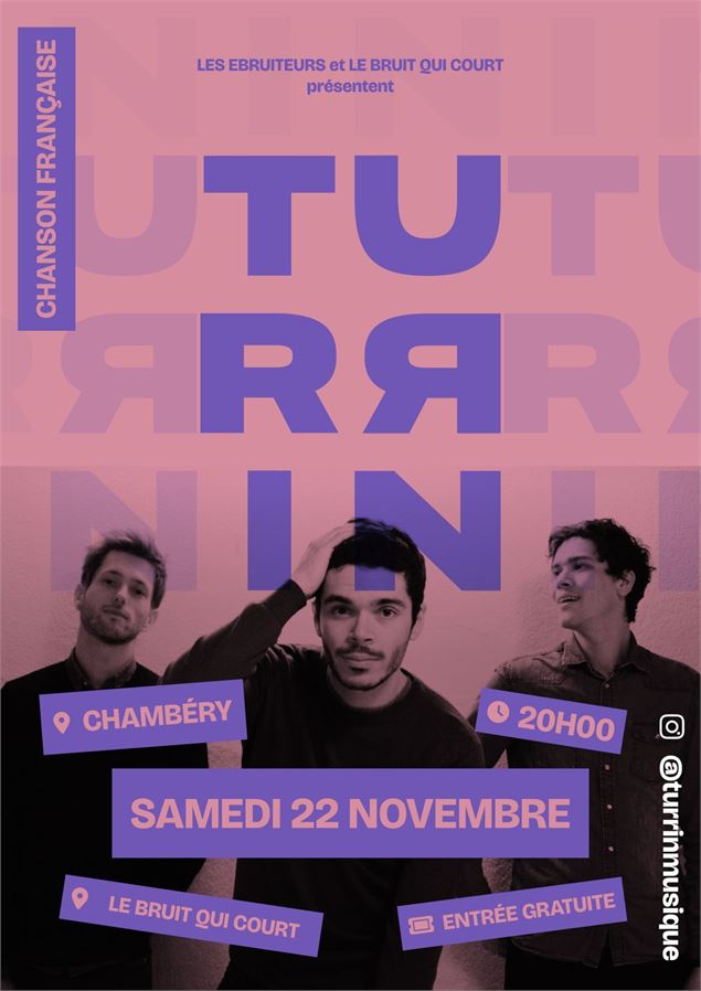 Concert : Turrin_Chambéry - Turrin Musique