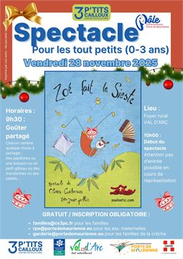 Affiche - Centre socioculturelle 3 P'tits cailloux