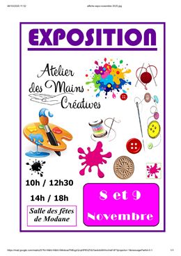 Exposition - Atelier des mains créatives