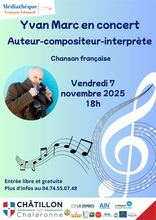 Concert chanson française_Châtillon-sur-Chalaronne