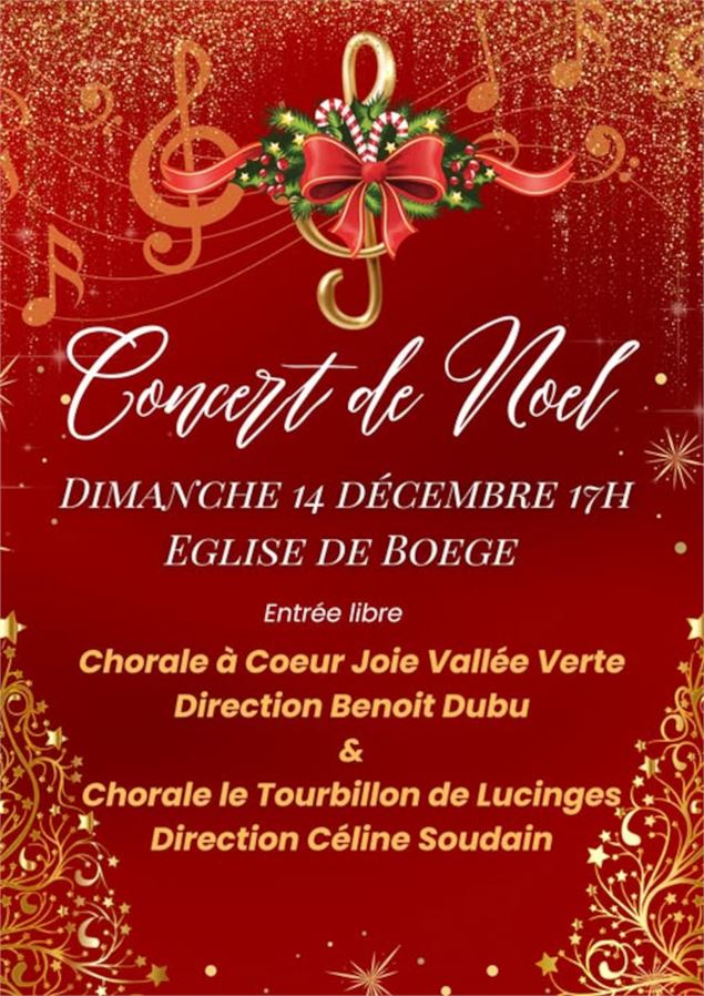 Concert de Noël_Boëge - Chorale A Cœur Joie