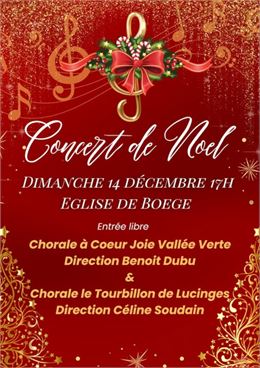 Concert de Noël_Boëge - Chorale A Cœur Joie