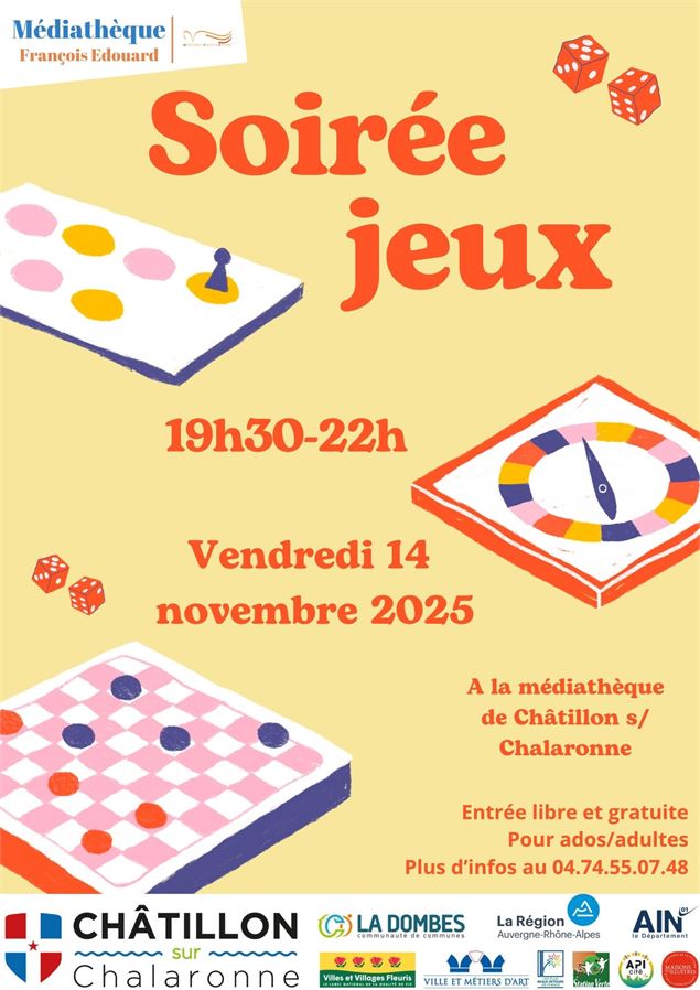 Soirée jeux de société_Châtillon-sur-Chalaronne