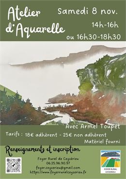 Atelier d'aquarelle_Ceyzérieu - Foyer rural de Ceyzérieu