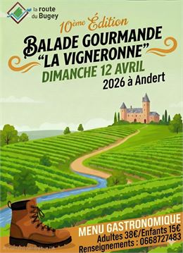 Balade gourmande : la Vigneronne - édition 2026_Andert-et-Condon - La Route du Bugey