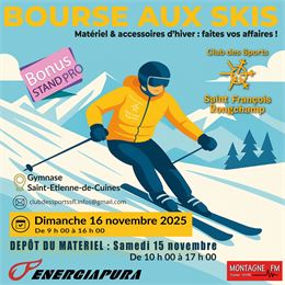 Bourse aux skis_Saint-Etienne-de-Cuines - Club des Sports St François Longchamp