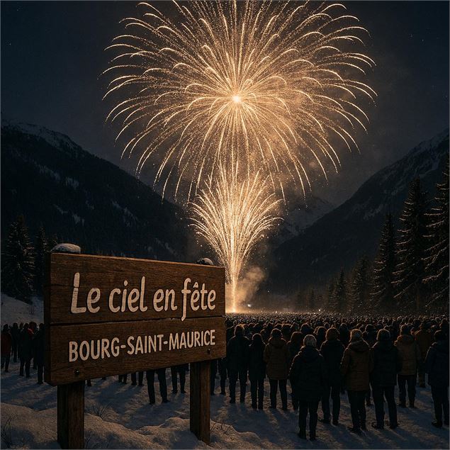 Le ciel en fête !_Bourg-Saint-Maurice