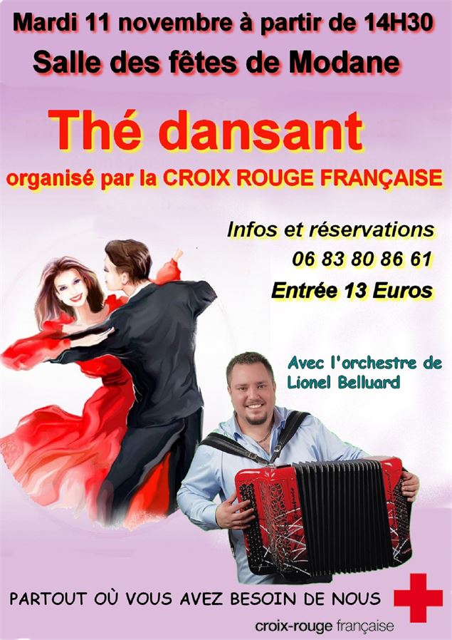 Thé dansant de la croix rouge - Croix rouge de Modane