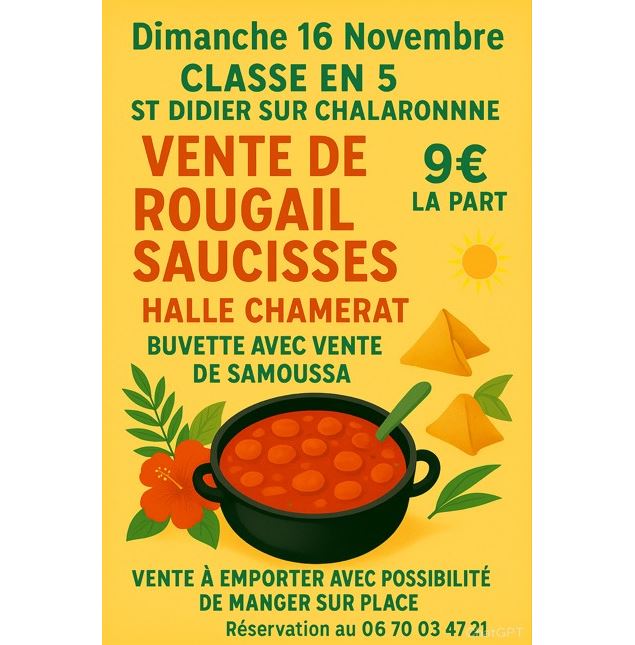Vente de rougail saucisse_Saint-Didier-sur-Chalaronne