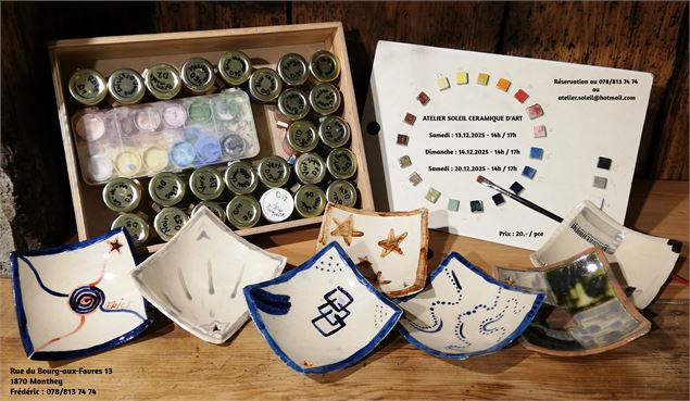 Poterie créative, décore ta coupelle