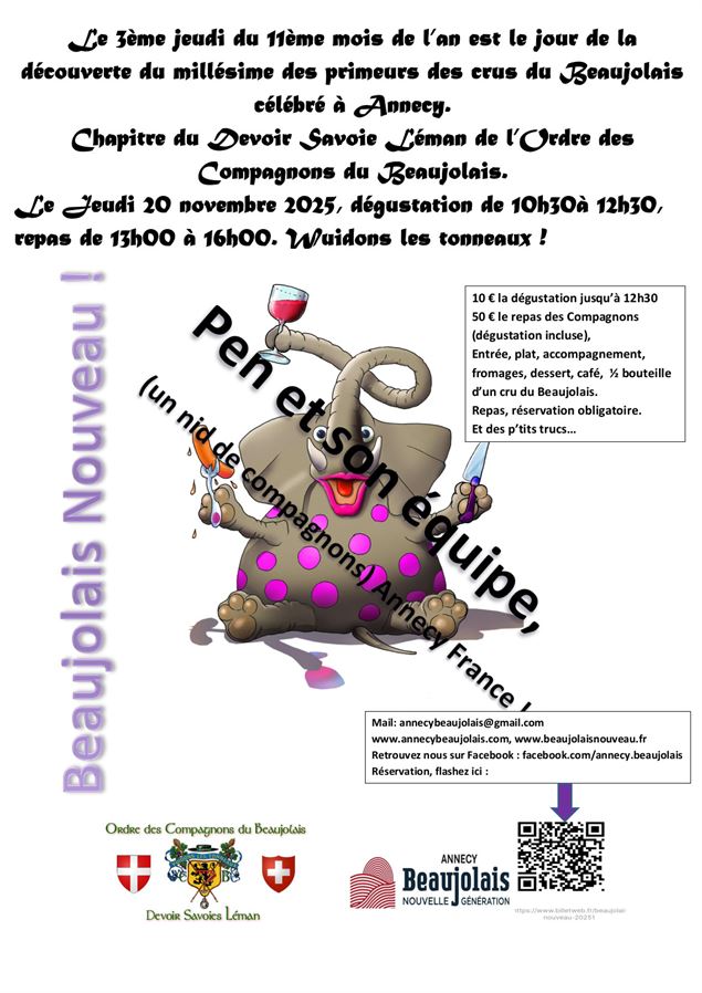 Dégustation du beaujolais nouveau_Annecy