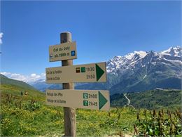 Parcours expert : Le Mont-Blanc depuis le col du Joly_La Giettaz - Office de Tourisme du Val d'Arly