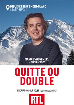 Emission RTL - Quitte ou double_Saint-Gervais-les-Bains