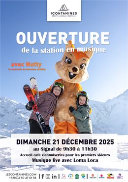 Ouverture de la station en musique avec Nutty_Les Contamines-Montjoie