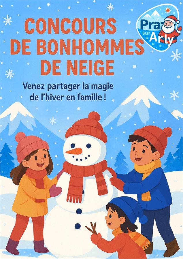 Concours de bonhomme de neige_Praz-sur-Arly