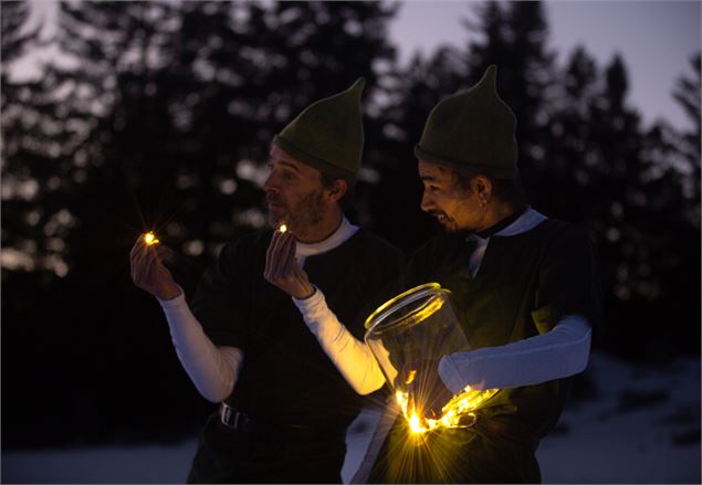 Spectacle lumineux de Noël - Lutins_Praz-sur-Arly