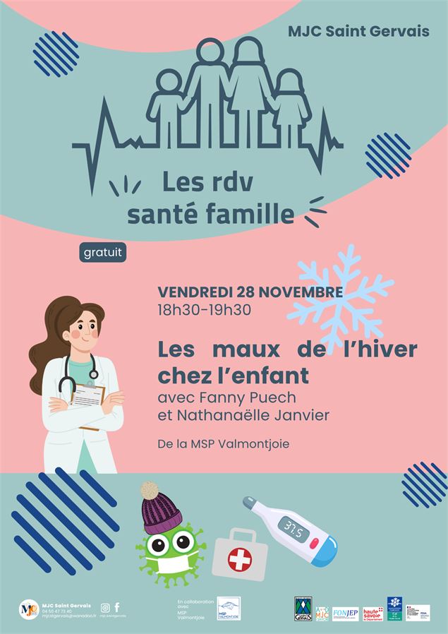 MJC - Les RDV Santé Famille : les maux de l’hiver chez l’enfant_Saint-Gervais-les-Bains