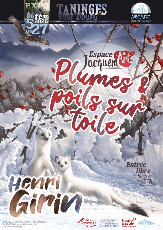 Affiche de l'exposition Heni Girin - ARCADE