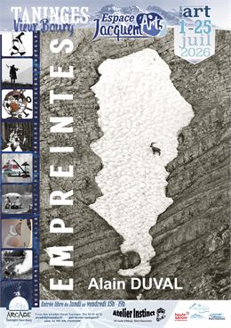 Visuel de l'affiche de l'exposition Alain Duval - ARCADE