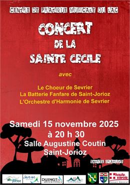 Concert de la Sainte-Cécile_Saint-Jorioz - Centre de Pratique Musicale du Lac