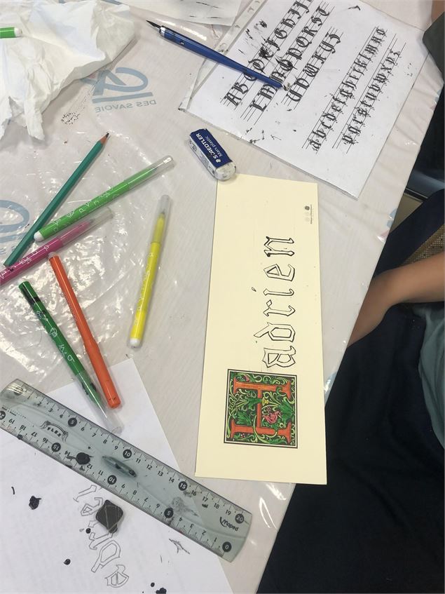 Atelier créatif : Des vœux enluminés_Abondance - Pôle Culturel d'Abondance