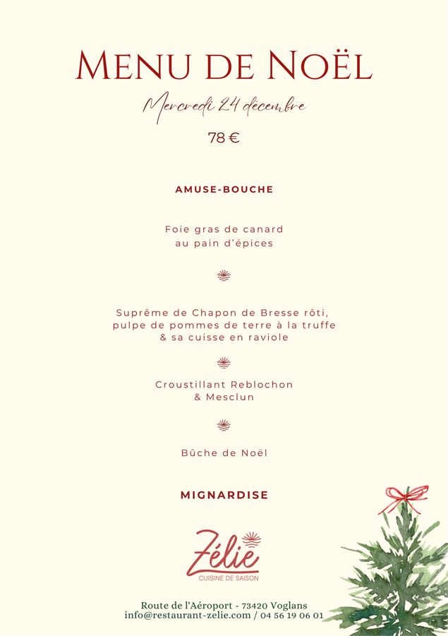 Diner de Noël au Zélie - Florie Mazza