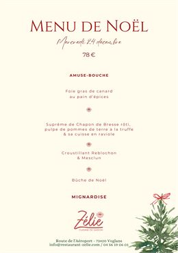 Diner de Noël au Zélie - Florie Mazza