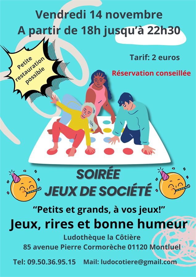 Soirée jeux de société_Montluel - Ludothèque