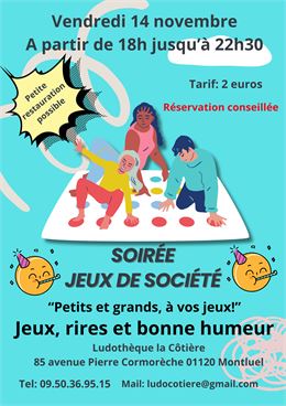 Soirée jeux de société_Montluel - Ludothèque