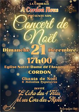 Concert de Noël_Cordon - A Cordon Nous
