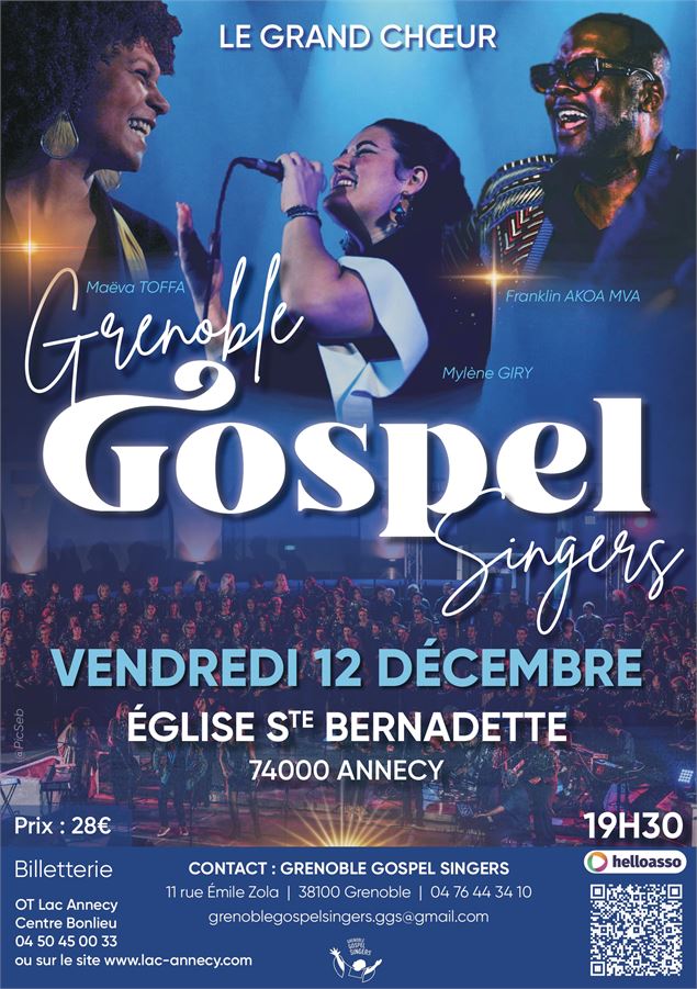 Concert : Noël Gospel - Grenoble Gospel Singers