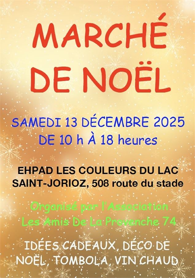 Marché de Noël_Saint-Jorioz - Les Amis de la Provenche 74