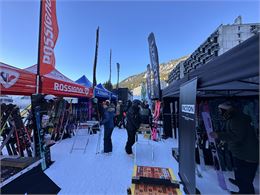 Vu des stands Ski Force Pro - OT Flaine