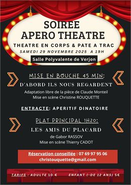 Apéro-Théâtre - Cie Pâte à Trac