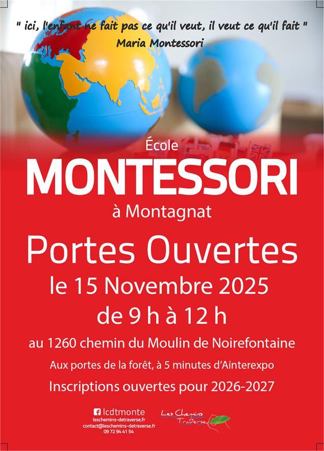 Portes ouvertes école Montessori - Dr