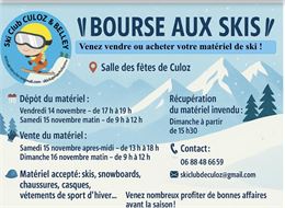 Bourse aux skis - Culoz Béon_Culoz-Béon - Ski Club Culoz-Béon