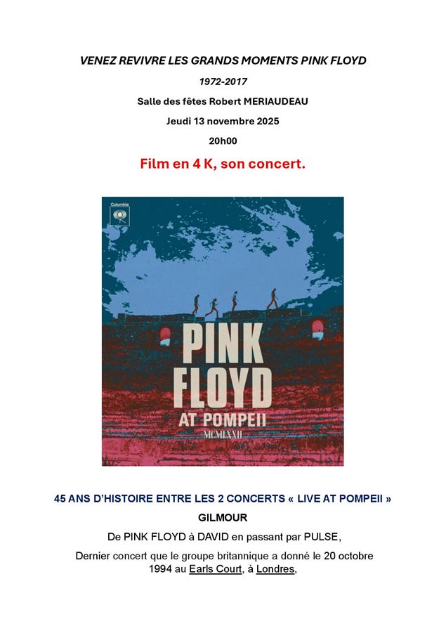 Projection du film en 4K 