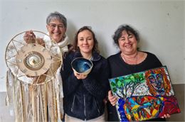 Exposition de Valérie Borgel, Clara Longeagne et Anne-Mattina. - A.Mattina, C. Longeagne, V. Borgel