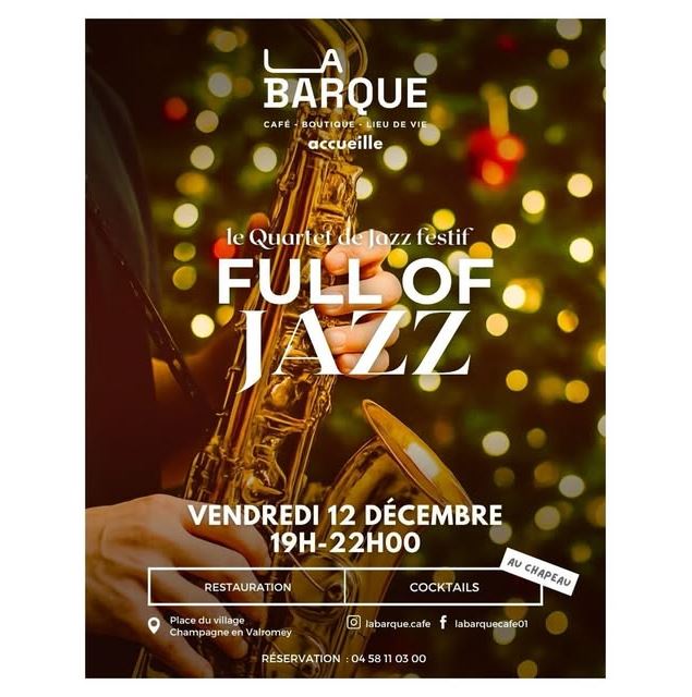 Concert Full of jazz à la Barque_Champagne-en-Valromey - La Barque