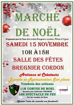 Marché de Noël à Brégnier Cordon_Brégnier-Cordon - Sou des Ecoles