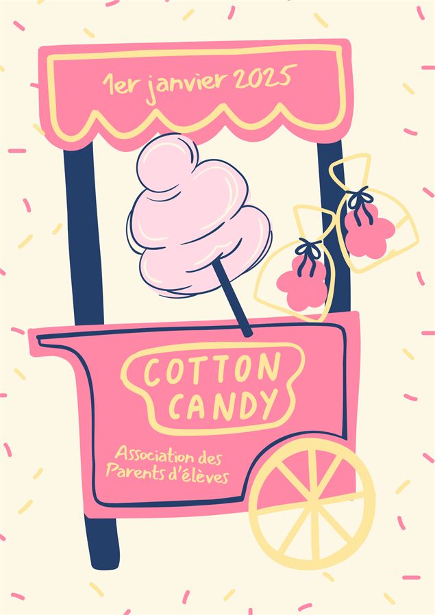 Stand barbe à papa Flaine - OT Flaine