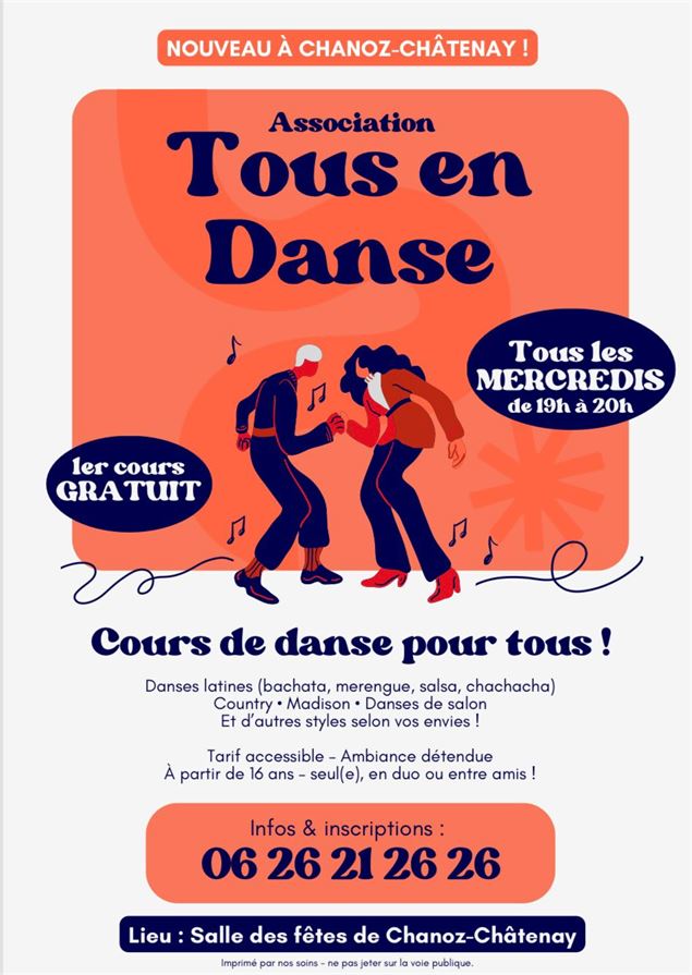 Cours de danse - apcc