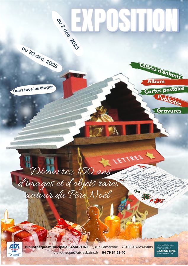 Exposition : Les merveilleux courriers du Père Noël - Catherine Brocard