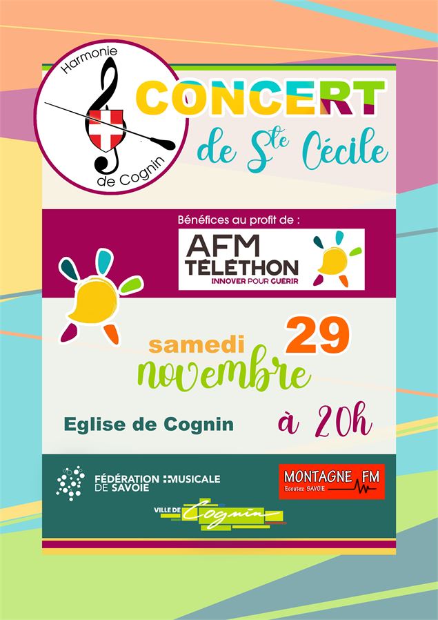 Affiche concert - Harmonie de Cognin