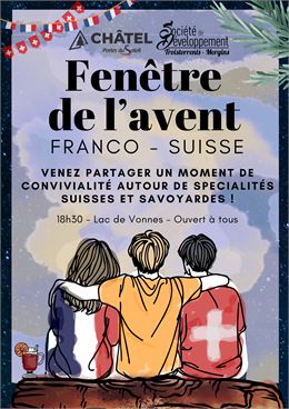 Fenêtre de l'avent Franco-Suisse_Châtel - Châtel Tourisme