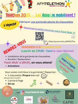 Théléton 2025, les assos se mobilisent !_Valserhône - Créa danse