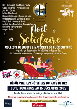 Collecte solidaire - Club des Hôteliers du Pays-de-Gex